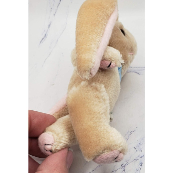 Bunny Rabbit Stuffed Animal Plush Lot of 2 Purple Brown Easter Spring - Picture 12 of 14